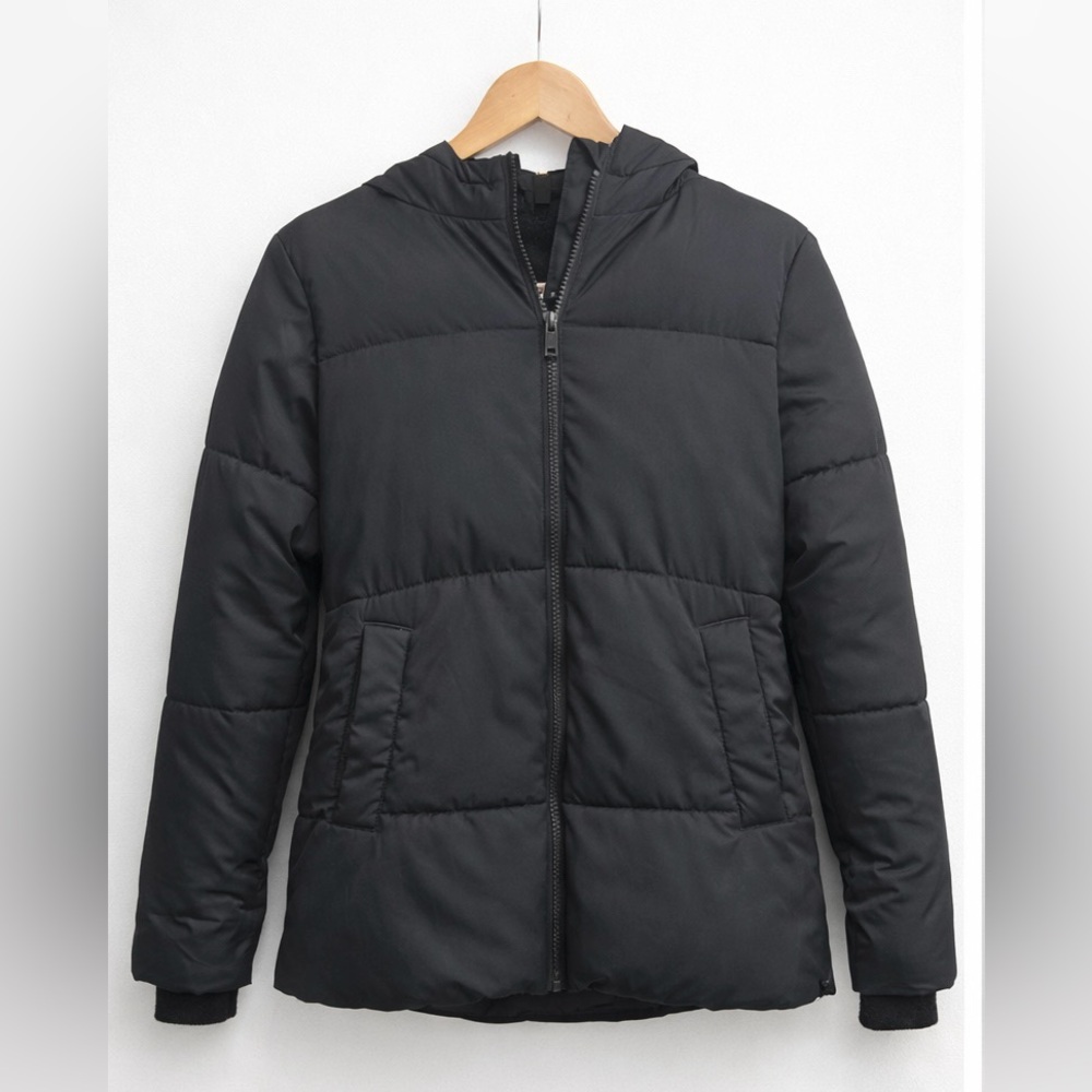 GAP KIDS COLD CONTROL MAX BLACK PUFFER JACKET COAT SIZE MEDIUM